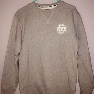 Grey crewneck from pink Victoria secret